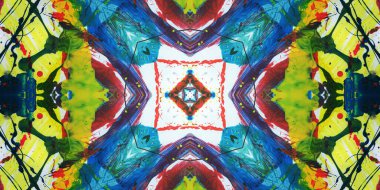 Kusursuz sanat afişi. Renk Sanatı dokusu paleti