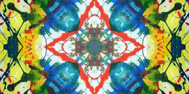 Kusursuz sanat afişi. Renk Sanatı dokusu paleti