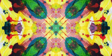 Kusursuz sanat afişi. Renk Sanatı dokusu paleti