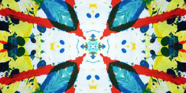 Kusursuz sanat afişi. Renk Sanatı dokusu paleti