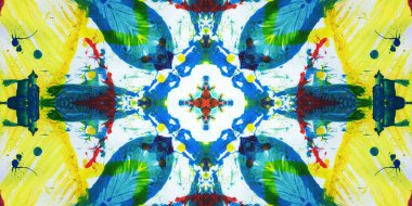 Kusursuz sanat afişi. Renk Sanatı dokusu paleti