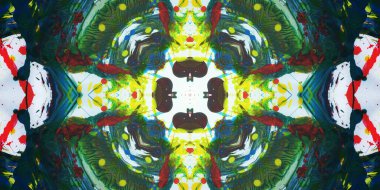 Kusursuz sanat afişi. Renk Sanatı dokusu paleti