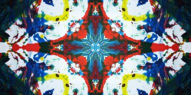 Kusursuz sanat afişi. Renk Sanatı dokusu paleti