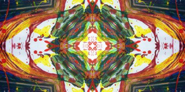 Kusursuz sanat afişi. Renk Sanatı dokusu paleti