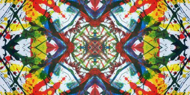 Kusursuz sanat afişi. Renk Sanatı dokusu paleti