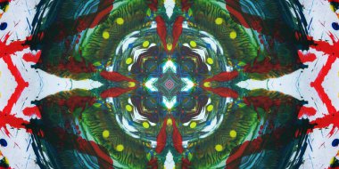 Kusursuz sanat afişi. Renk Sanatı dokusu paleti