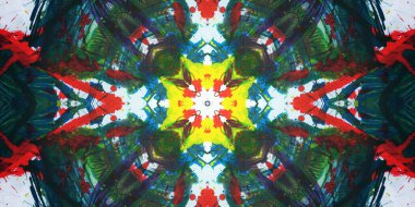 Kusursuz sanat afişi. Renk Sanatı dokusu paleti