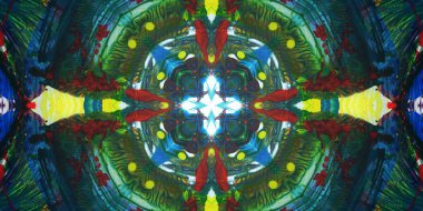 Kusursuz sanat afişi. Renk Sanatı dokusu paleti