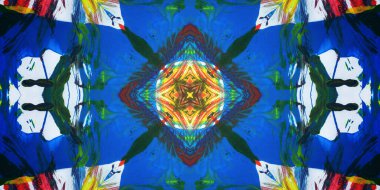 Kusursuz sanat afişi. Renk Sanatı dokusu paleti