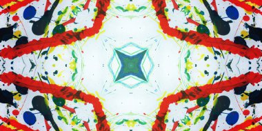 Kusursuz sanat afişi. Renk Sanatı dokusu paleti