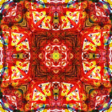 Kusursuz renksiz dekoratif sanat deseni.