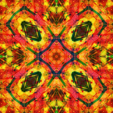 Kusursuz renksiz dekoratif sanat deseni.