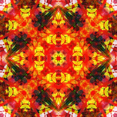 Kusursuz renksiz dekoratif sanat deseni.