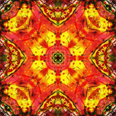 Kusursuz renksiz dekoratif sanat deseni.