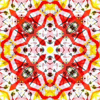 Kusursuz renksiz dekoratif sanat deseni.