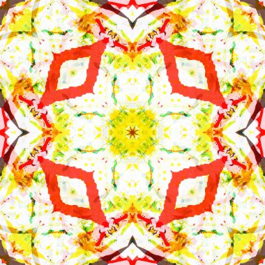 Kusursuz renksiz dekoratif sanat deseni.