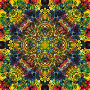 Kusursuz renksiz dekoratif sanat deseni.