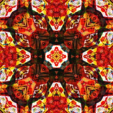 Kusursuz renksiz dekoratif sanat deseni.