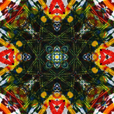 Kusursuz renksiz dekoratif sanat deseni.