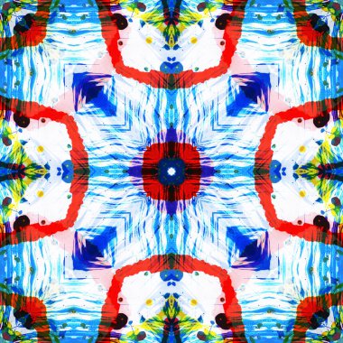 Kusursuz renksiz dekoratif sanat deseni.