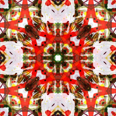 Kusursuz renksiz dekoratif sanat deseni.