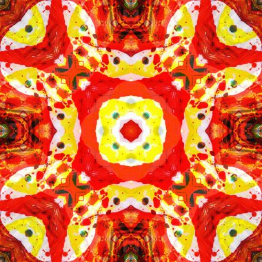 Kusursuz renksiz dekoratif sanat deseni.