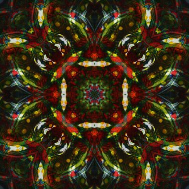 Kusursuz renksiz dekoratif sanat deseni.