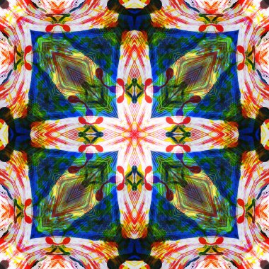 Kusursuz renksiz dekoratif sanat deseni.