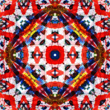 Kusursuz renksiz dekoratif sanat deseni.