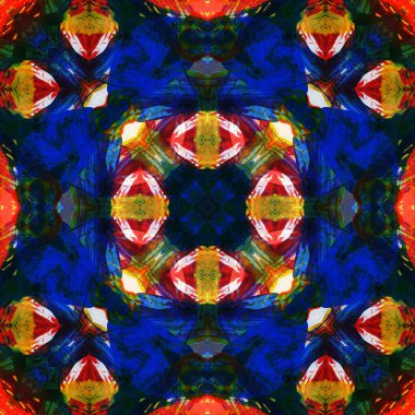 Kusursuz renksiz dekoratif sanat deseni.