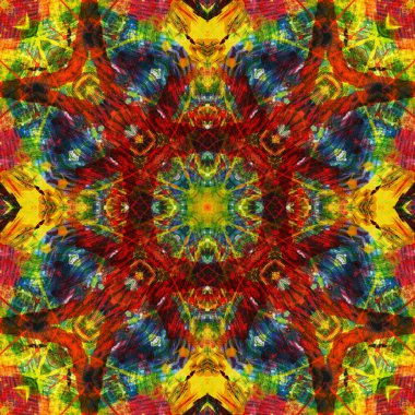 Kusursuz renksiz dekoratif sanat deseni.