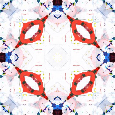 Kusursuz renksiz dekoratif sanat deseni.