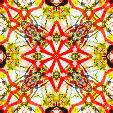 Kusursuz renksiz dekoratif sanat deseni.