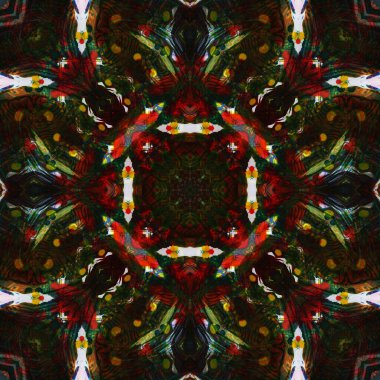 Kusursuz renksiz dekoratif sanat deseni.