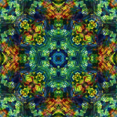 Kusursuz renksiz dekoratif sanat deseni.