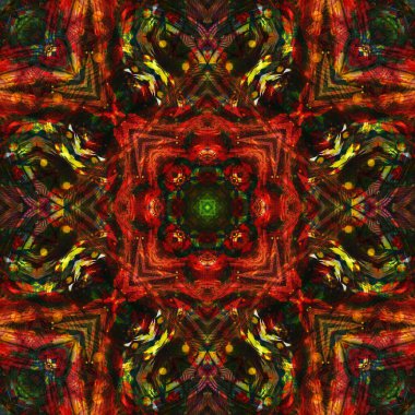 Kusursuz renksiz dekoratif sanat deseni.