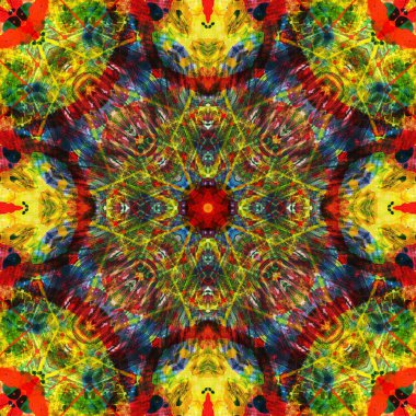 Kusursuz renksiz dekoratif sanat deseni.