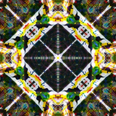 Kusursuz renksiz dekoratif sanat deseni.