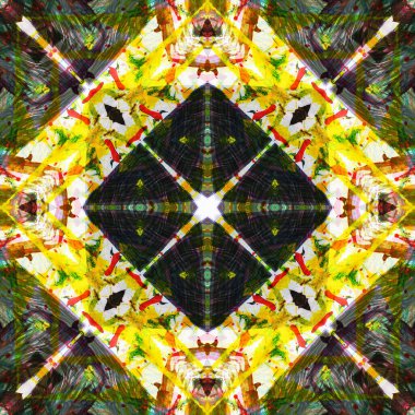 Kusursuz renksiz dekoratif sanat deseni.