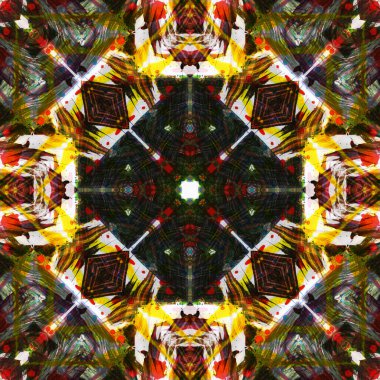 Kusursuz renksiz dekoratif sanat deseni.