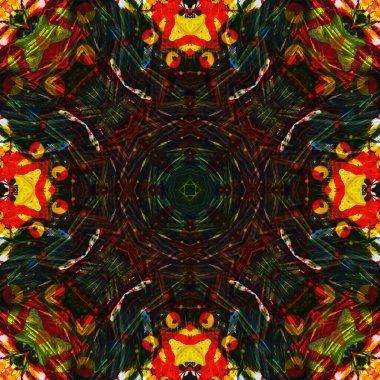 Kusursuz renksiz dekoratif sanat deseni.