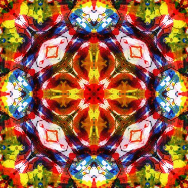 Kusursuz renksiz dekoratif sanat deseni.