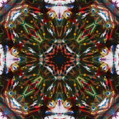 Kusursuz renksiz dekoratif sanat deseni.