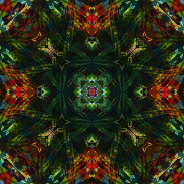 Kusursuz renksiz dekoratif sanat deseni.