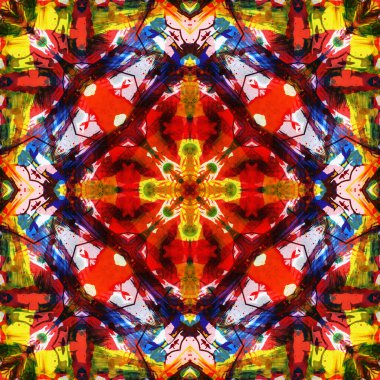 Kusursuz renksiz dekoratif sanat deseni.