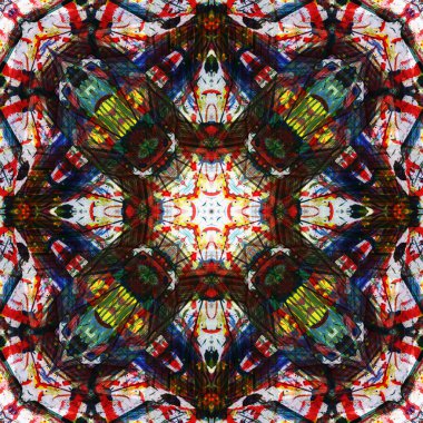 Kusursuz renksiz dekoratif sanat deseni.