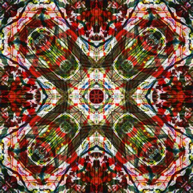 Kusursuz renksiz dekoratif sanat deseni.