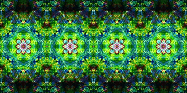 Akrilik ile boyanmış kusursuz etnik desen.