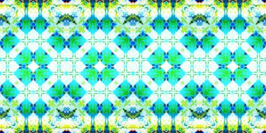 Kusursuz çizim kalıpları kaleydoskop. Akrilik boya çizilmiş.