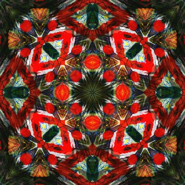 Kusursuz renksiz dekoratif sanat deseni.